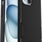 OtterBox iPhone 17e, 16e, 15, 14, & 13 Commuter Series Case - Black, Slim & Tough, Pocket-Friendly, with Port Protection - Thin & Protective iPhone Case, Dual-Layer, Impact Absorbing iPhone Case